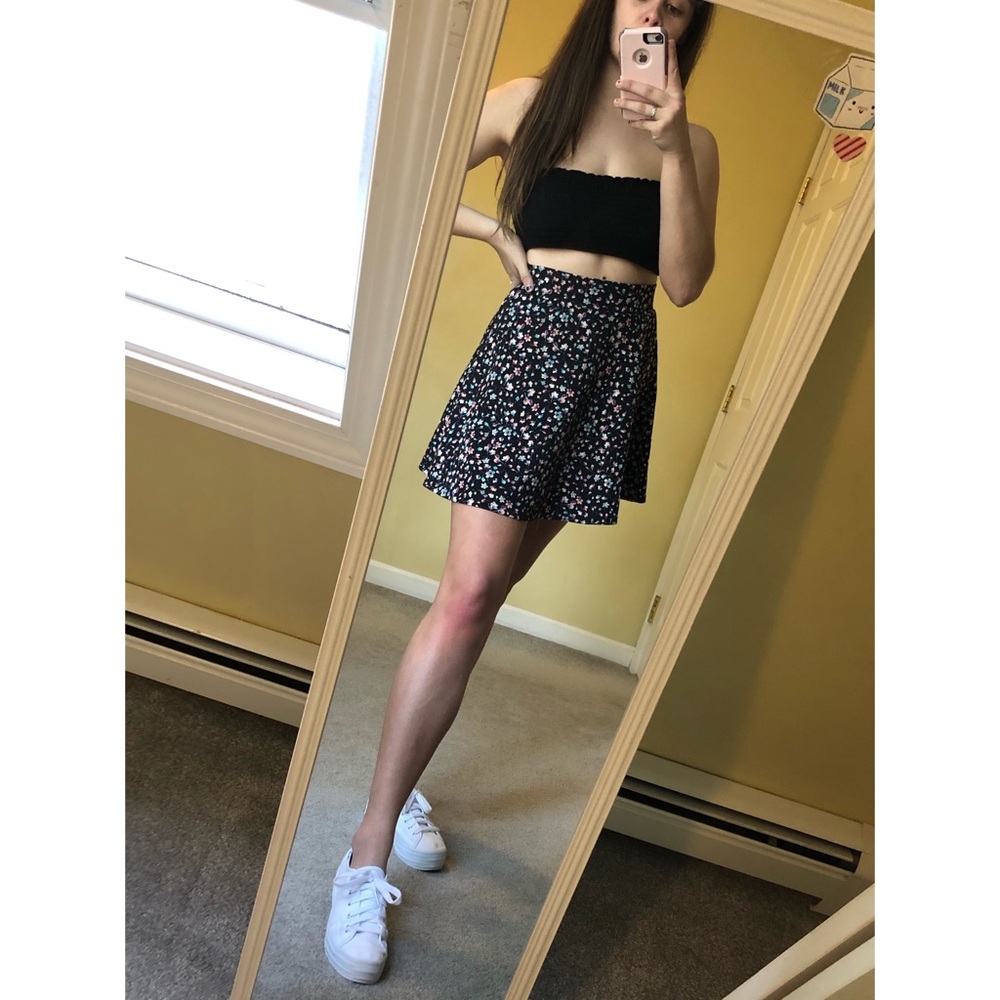 Flower Skater Skirt